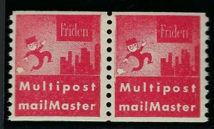 *TD93 COIL PAIR, VERY FINE, NEVER HINGED