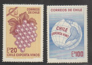 Chile - 1973 - 439-40 - NH