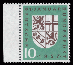 Germany FRG 1957 Sc 754  Mi 249 **