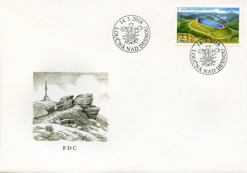 Czech Rep 2018 FDC Dlouhe Strane Hydro Power Plant 1v Cover Lakes Tourism Stamps