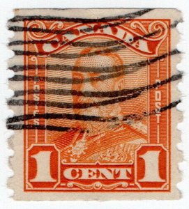 (I.B) Canada Postal : 1c Orange Coil (SG 286)