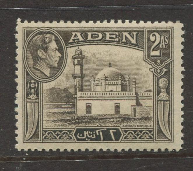 ADEN - Scott 20 - KGVI Definitive Issue - 1938 - MNH - Single 2a Stamps