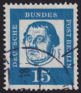 Germany Berlin - 1961 - Scott #9N180 - used - Martin Luther