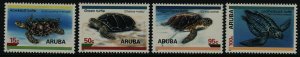Aruba 126-9 MNH Turtles