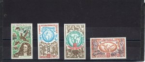 MONACO 1971-1972 FAUNA/ZOOLOGY SET OF 4 STAMPS MNH