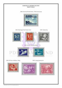 Germany complete collection (18 albums) 1872-2021 PDF STAMP ALBUM PAGES