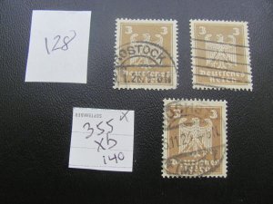 Germany 1924 USED   MI. 355 COLOR VAR.   VF/XF 140 EUROS (128)