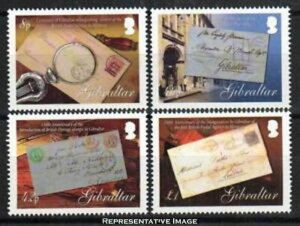 Gibraltar Scott 1084-1087 Mint never hinged.