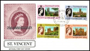 St Vincent 528-531 U/A FDC