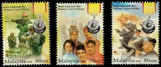 *FREE SHIP Grand Knight Of Valour Malaysia 2010 National Soldier (stamp MNH