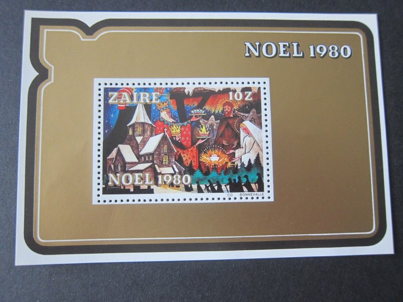 Zaire 1980 Sc 1004 Christmas Religion set MNH