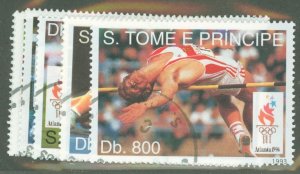 St. Thomas & Prince Islands #1152-1159 Used Single (Complete Set)