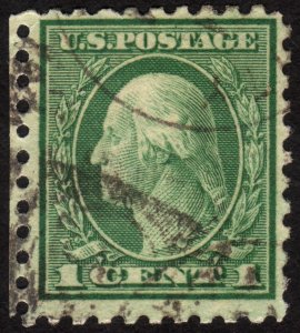 1921 US, 1c, Used, George Washington, Sc 543