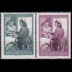 HUNGARY 1953 - Scott# B209-10 Stamp Day Set of 2 NH