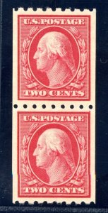 US SCOTT #391 PAIR MINT-SUPERB-OG-LH GRADED 98 W/ PSE SMQ $350 (4/9/24 GP)