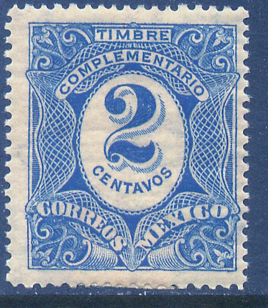 MEXICO J2, 2cents Postage Due. Unused, OG