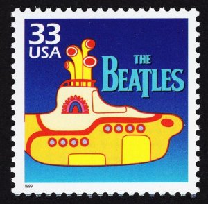 US 3188o MNH VF 33 Cent  The Beatles Celebrate the Century 1960s