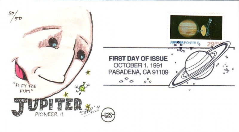 #2573 Space Exploration - Jupiter Wilson FDC