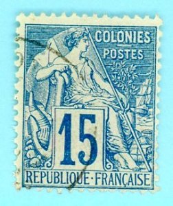 French Colonies, Scott #51, Used