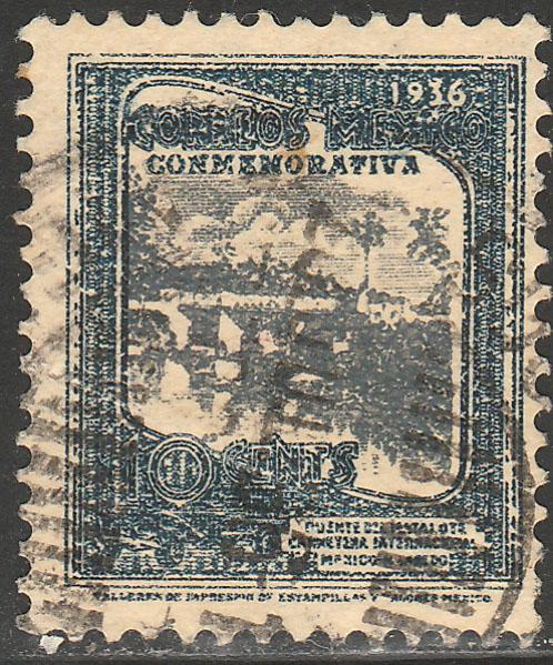 MEXICO 726, 10c HIGHWAY INAUGURATION, USED (977)