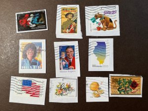 USA USED #5254-6, 59, 5274-5, 5283-4, 5299, 5300, 5316 *2018* commemoratives