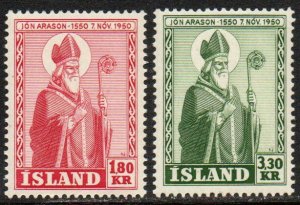 Iceland Sc #269-270 Mint Hinged