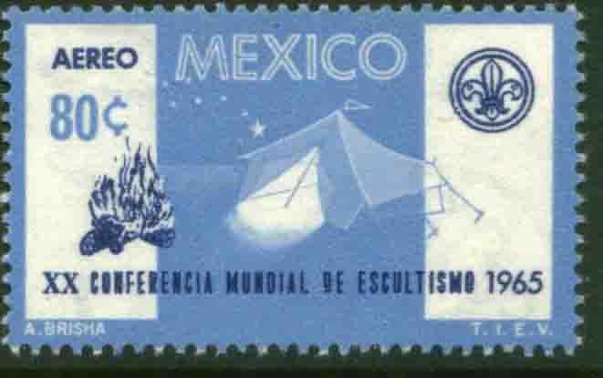 MEXICO C305, 20th World Scout Conference. MNH