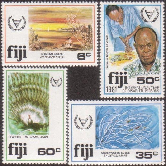 Fiji 1981 SG608-611 International Year Disabled Persons set MNH