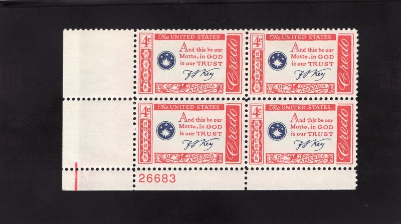 1142 Francis Scott Key, MNH LL-PB/4