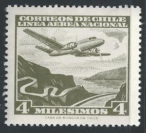 Chile #C225 4m Plane Above River