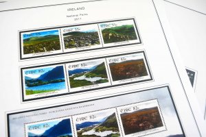 COLOR PRINTED IRELAND 2011-2020 STAMP ALBUM PAGES (60 illustrated pages)