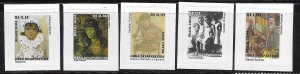 Brazil 2004 Paintings by Candido Portinari Self-adhesive Sc 2935-2939 MNH A2187