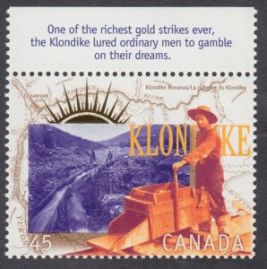 Canada - #1606e Yukon Gold Rush - MNH