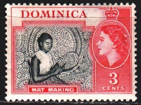 Dominica. 1957. 153 from the series. Handicrafts. MNH.