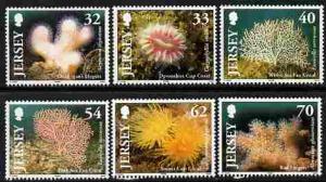 Jersey 2004 Corals set of 6 unmounted mint, SG 1163-68