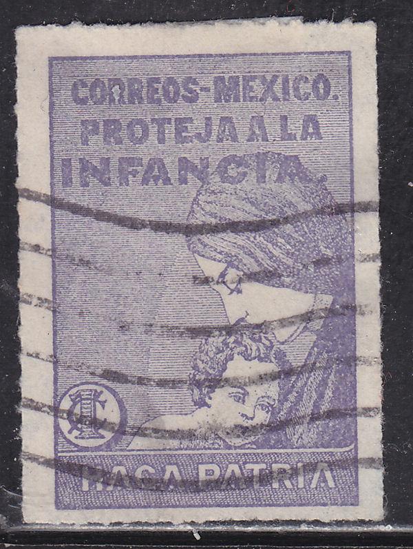 Mexico RA5 Postal Tax Stamp - Mother and Child 1929