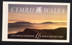 Great Britain Sc BK156 1992 Wales Prestige Booklet mint NH