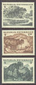 AUSTRIA  685-87 MMH 1962 FORESTS