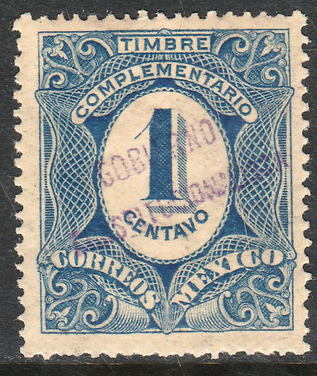 MEXICO-Monterrey 434VAR TII 1¢ GOB. REV PROV OVPT CONSTIT.. UNUSED VF (1247)