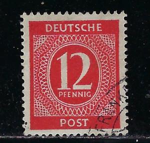 Germany AM Post Scott # 538, used