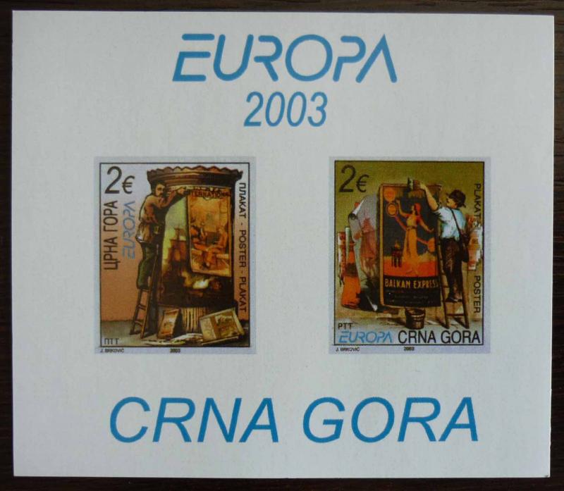 MONTENEGRO - BLOCK 2003 - MNH - PRIVATE ISSUE! crna gora yugoslavia J14