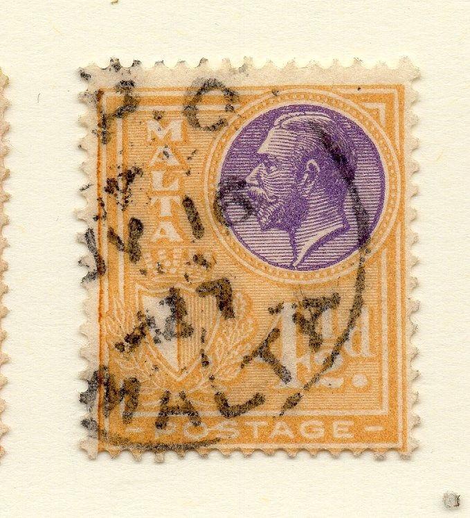 Malta 1926 Early Issue Fine Used 4.5d. 249018