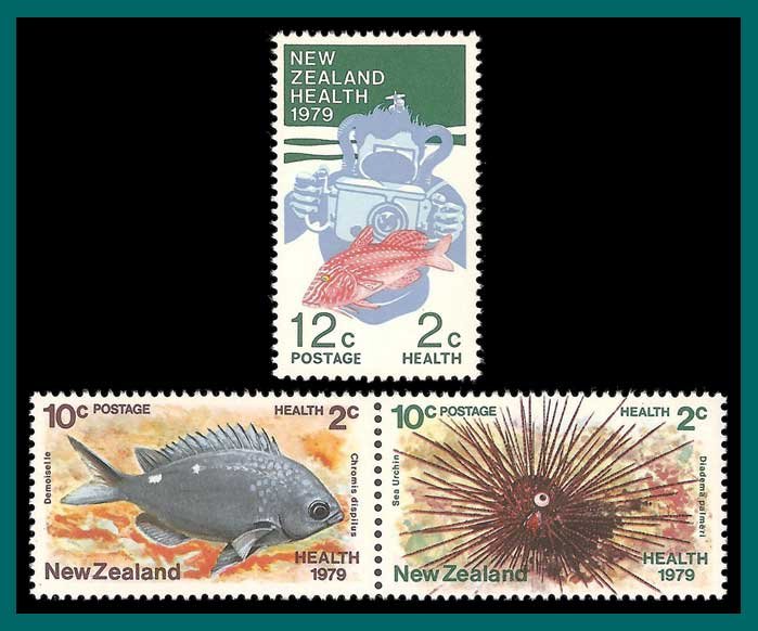 New Zealand 1979 Health, mint  #B104-B105,SG1197-SG1199