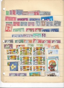 LESOTHO COLLECTION ON STOCK SHEET MINT/USED