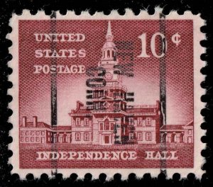US #1044 Independence Hall; Precancel