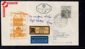 Austria 628 Architecture Typed FDC