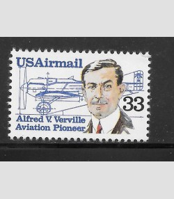 U.S.#C113 Alfred Vervilles 33c Single, MNH.