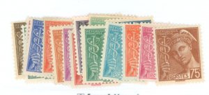 France #353-369 Unused Single (Complete Set)