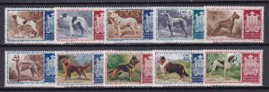 1956 - SAN MARINO - DOGS - Scott #375-384 - MNH**