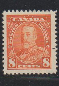 Canada Sc 222 1935 8 c George V stamp mint